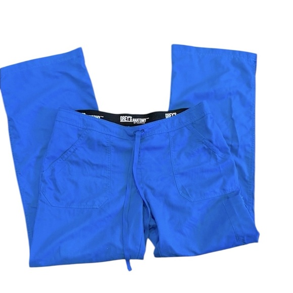 Grey's Anatomy Vibrant Blue Scrub Pants size medium - Picture 1 of 5